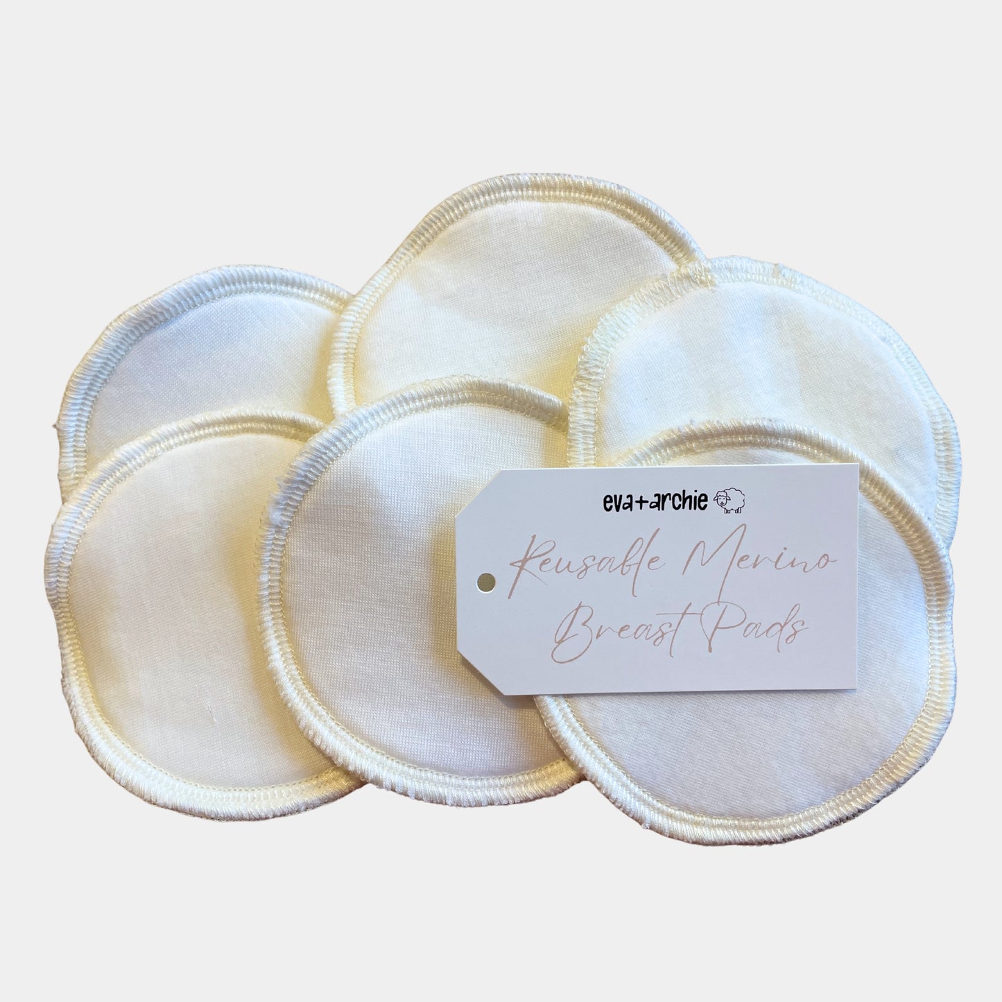 Reusable Merino Breast Pads
